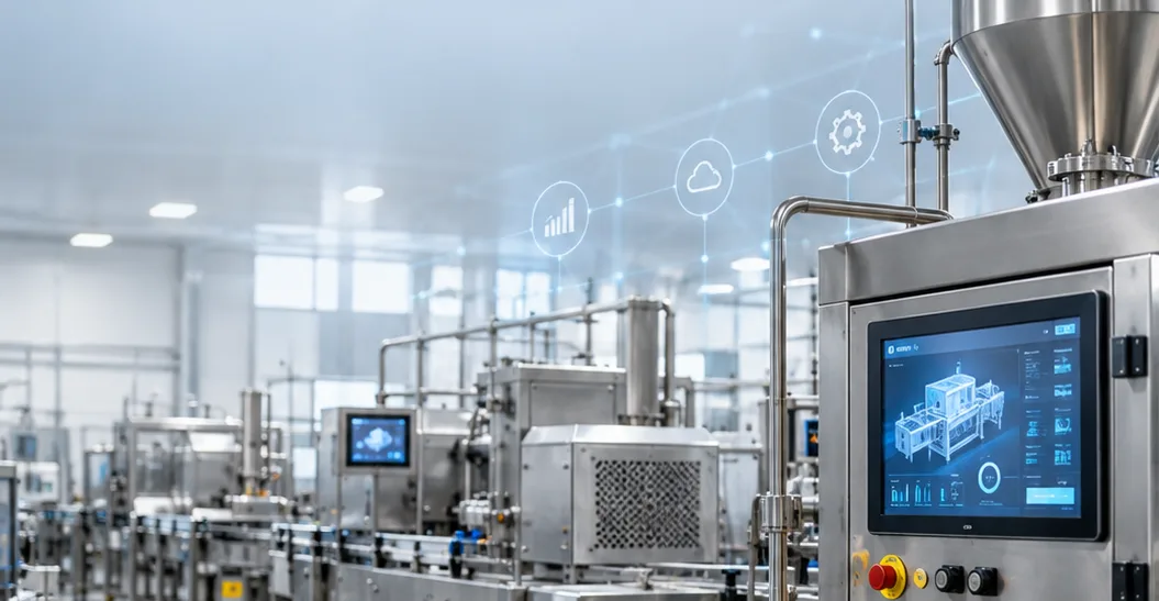 Digitally connected production line – white paper cover image